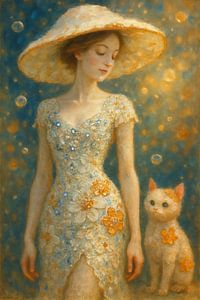 Der Traum von der Dame und der Katze