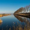 Panorama van een uitwateringskanaal bij Biervliet by Nico de Lezenne Coulander