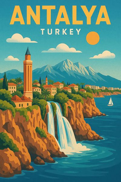 Antalya by Poster Art Shop