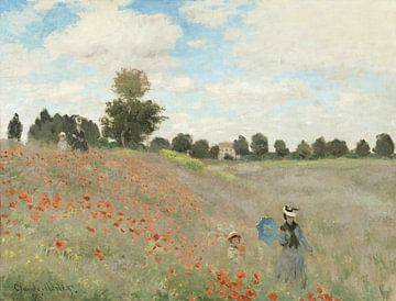 Klaprozenveld bij Argenteuil, Claude Monet