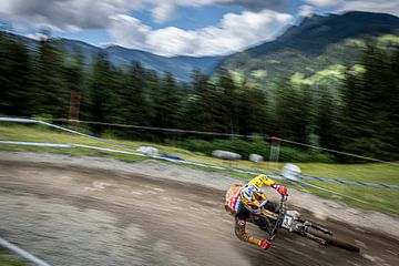 Downhill World Cup Leogang by Herbert Huizer