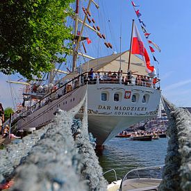 Pools zeilschip "Dar Mlodziezy" Sail Amsterdam 2015