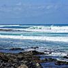 Herrliche Brandung in Caleta de Famara auf Lanzarote - Variante von Gisela Scheffbuch