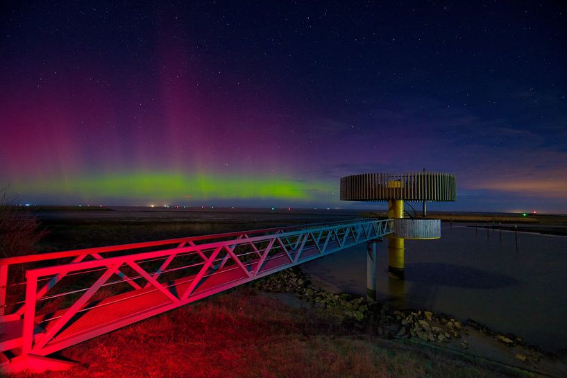 Nordlichter bei Den Oever von peterheinspictures