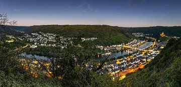 Cochem on the Moselle - Panoram by Frank Herrmann