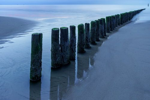 soirée au bord de la mer