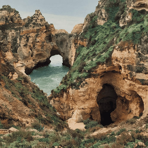 Sea Caves and Arches at Ponta da Piedade Lagos Portugal
