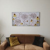 Klantfoto: Alliums en heleniums, Mandy Disher van 1x, als art frame