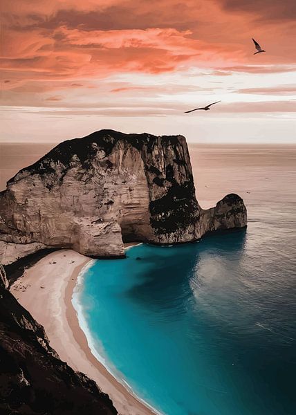 Paradis côtier par darrent Mark