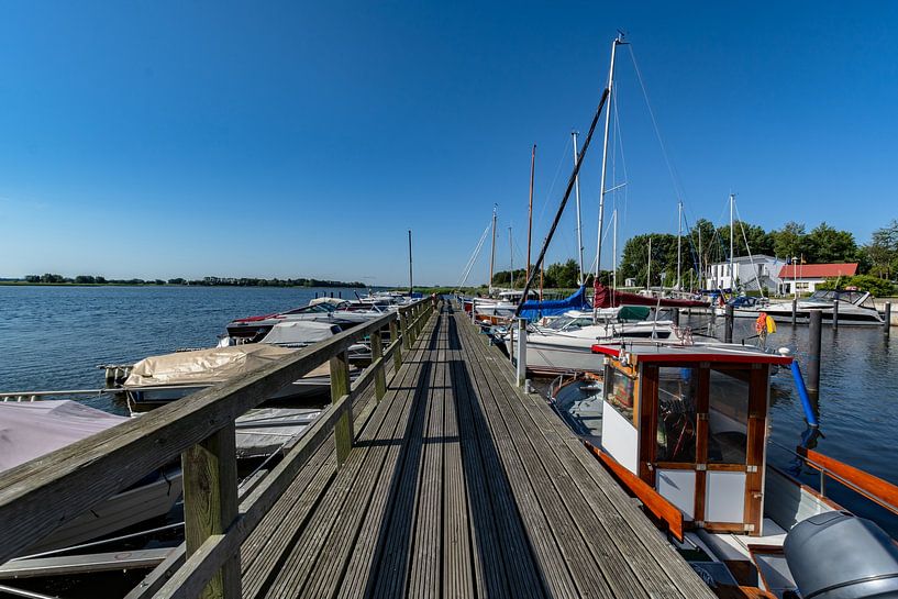 Bootssteg - Hafen Puddemin auf Rügen von GH Foto & Artdesign