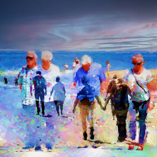 Going Further Together Along The Tide Line