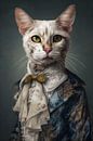 Portret van kat uit 19th Century van But First Framing thumbnail