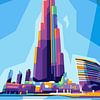 Burj Khalifa Wpap Popart sur Rizky Dwi Aprianda