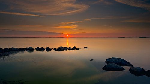 Zonsondergang Veluwemeer Harderwijk
