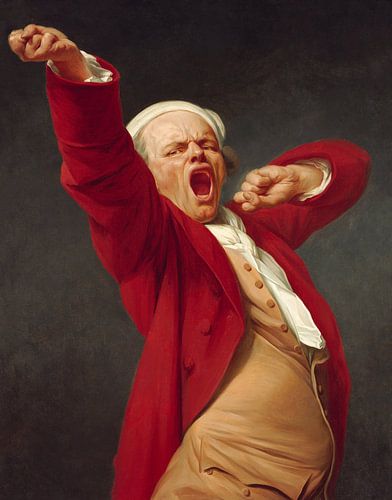 Zelfportret, Geeuwend, Joseph Ducreux - 1783