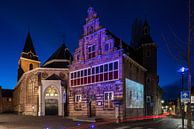 Das Stadtmuseum (Stedehuys) und die Petruskerk, Woerden von John Verbruggen Miniaturansicht