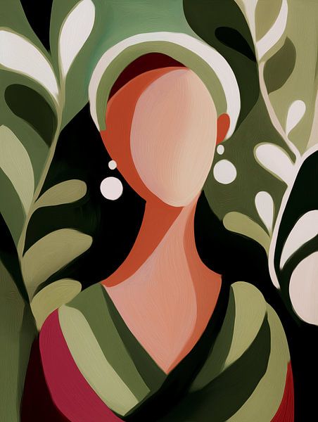 Woman abstract by Bert Nijholt