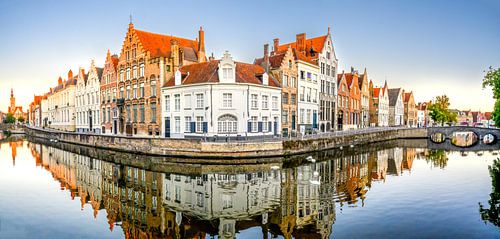 Spiegelrei Panorama ochtendopname