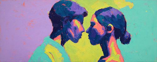 Embrace of Two Souls van De Mooiste Kunst