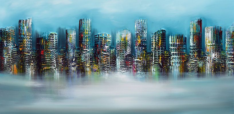 Blue City by Gena Theheartofart