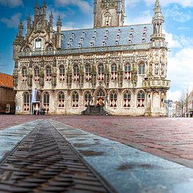 Das Alte Rathaus von Middelburg von Fotografie in Zeeland