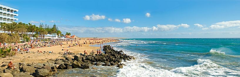 Playa del ingles on Grand Canary by Leopold Brix