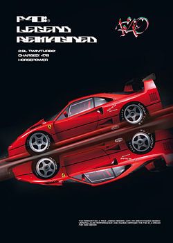 Affiche Ferrari F40