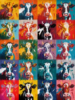Vaches Pop Art