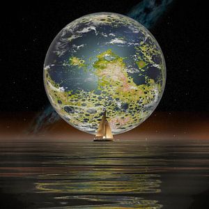 La Nouvelle Lune à l'horizon