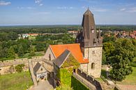 Uitzicht over het kasteel en de omgeving van Bad Bentheim van Marc Venema thumbnail