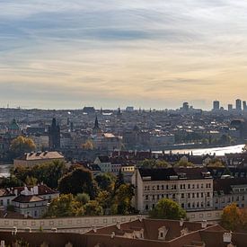 Panorama over Prague by Dennis Eckert