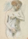 Nackte Frau, stehend, Armand Rassenfosse von Atelier Liesjes Miniaturansicht