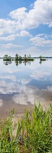 Stehendes Panorama des Wijde Blik, Kortenhoef, Wijdemeren, Niederlande