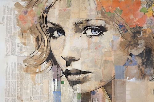 Olivia | Portrait Gemischte Medien