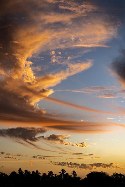 Sunset in the beach by Studio468