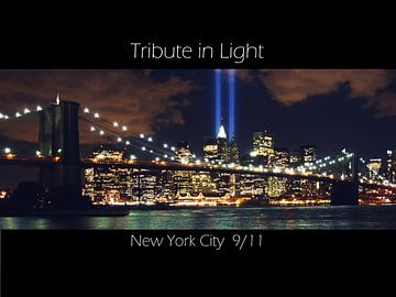 Tribute in Light New York City 9/11 van Tammo Strijker