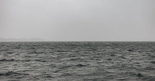 Veerse Meer winters abstract