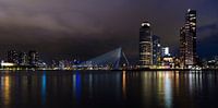 Rotterdam by night, panorama van Maurice Verschuur thumbnail