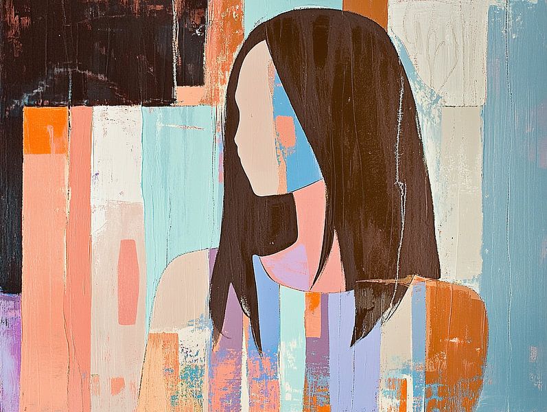 Femme | Sérénité urbaine par Art Merveilleux