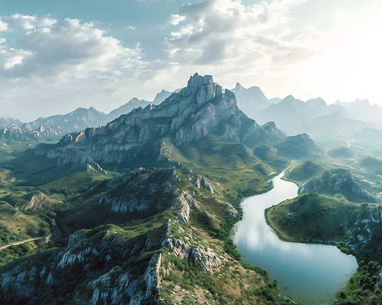 Asia from above by fernlichtsicht