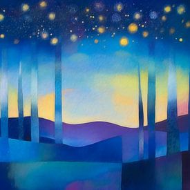 Wonderful night by Jutta Maria Pusl