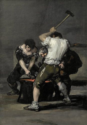 De smederij, Francisco de Goya