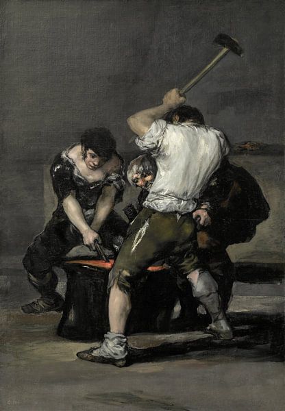The Forge, Francisco de Goya by Masterful Masters