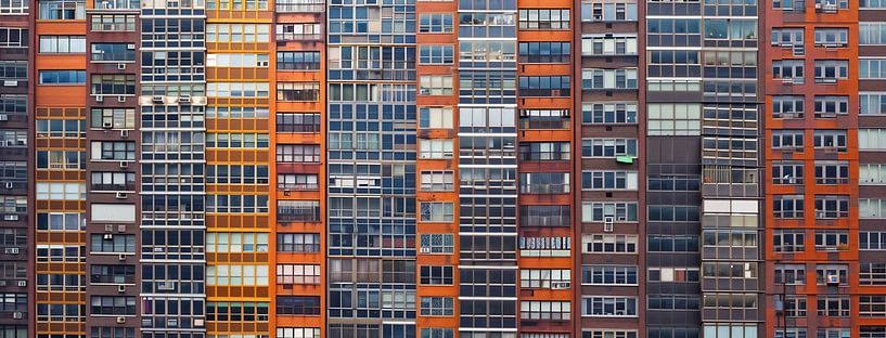 Großstadtarchitektur von fernlichtsicht