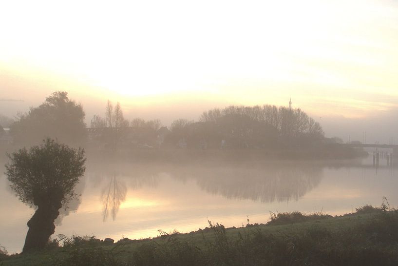 Ochtend aan het Zwarte Water by Nella van Zalk
