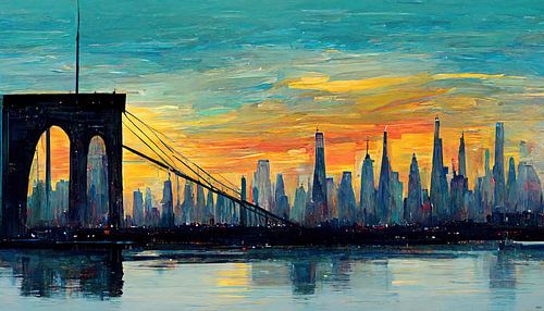 Brooklyn au coucher du soleil