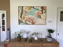 Klantfoto: Lentebloesem magnolia 6 van Joske Kempink, op canvas