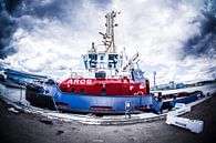 De Aros in de haven van Aarhus - Denemarken by Tony Buijse thumbnail