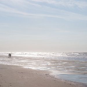 Menschen am Meer - Strandfotografie als ruhiges Wandbild