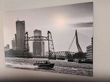Kundenfoto: 3 Rotterdamer Brücken (schwarz-weiß) von Rick Van der Poorten, auf hd metal